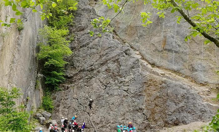Groups Rock Climbing